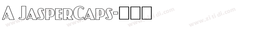 A JasperCaps字体转换